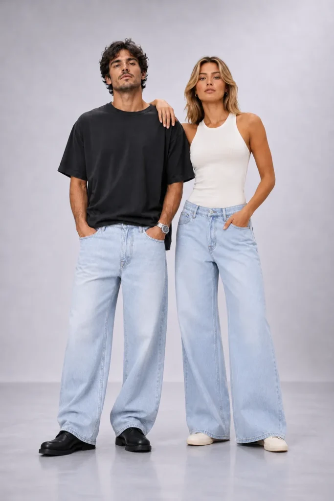 Horizon Union | Couple Combo Baggy Jeans